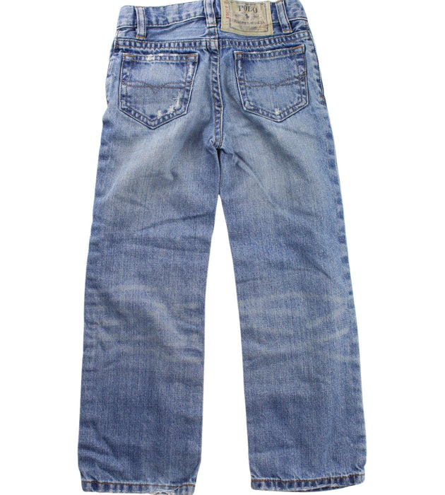 A Blue Jeans from Polo Ralph Lauren in size 5T for boy. (Back View)