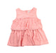 A Peach Sleeveless Tops from Janie & Jack in size 8Y for girl. (Front View)