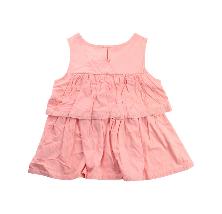 A Peach Sleeveless Tops from Janie & Jack in size 8Y for girl. (Back View)