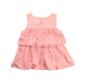 A Peach Sleeveless Tops from Janie & Jack in size 8Y for girl. (Back View)