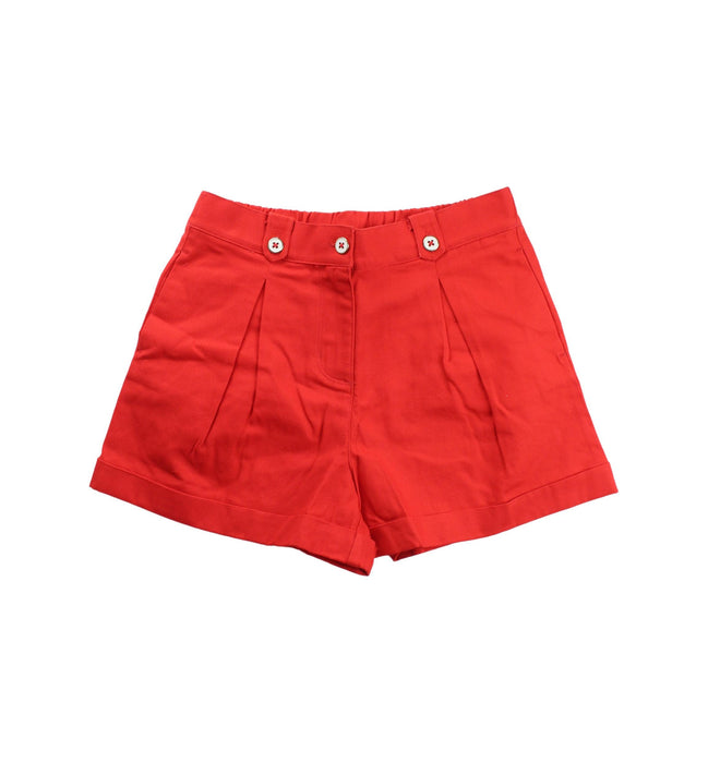 A Red Shorts from Janie & Jack in size 10Y for girl. (Front View)