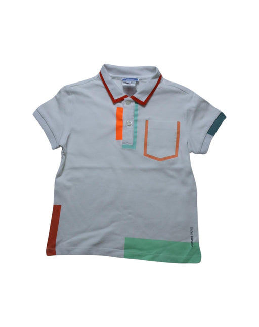 A Multicolour Short Sleeve Polos from Jacadi in size 6T for boy. (Front View)