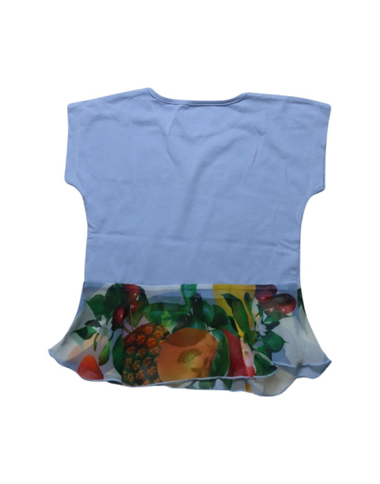 A Multicolour Short Sleeve Tops from Guess in size 4T for girl. (Back View)