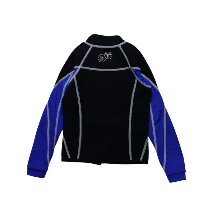 A Black Wetsuits from TYR in size 6T for boy. (Back View)