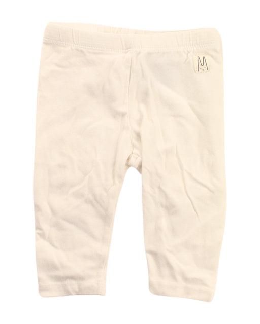 A White Leggings from Lindex in size 0-3M for neutral. (Front View)