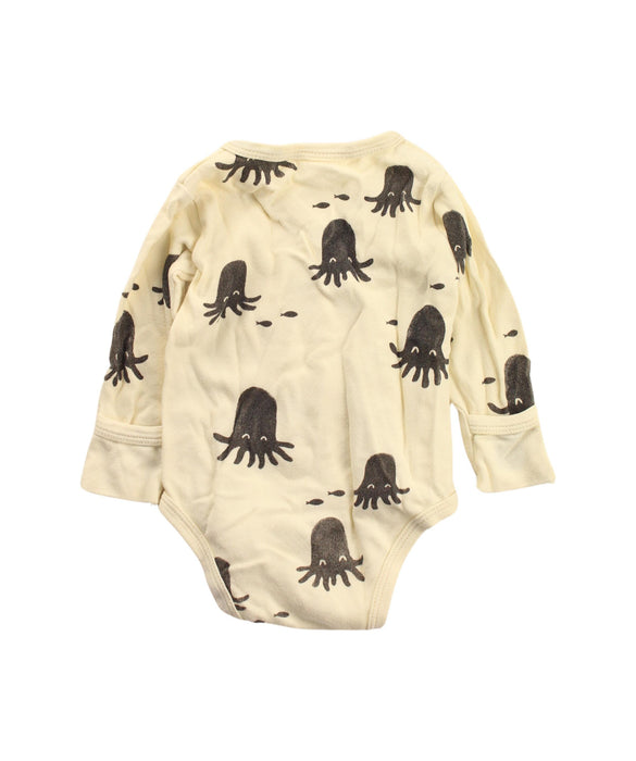 A Black Long Sleeve Bodysuits from Rylee + Cru in size 0-3M for boy. (Back View)