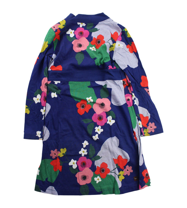 A Blue Long Sleeve Dresses from Tea in size 6T for girl. (Back View)