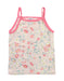 A White Sleeveless T Shirts from Petit Bateau in size 4T for girl. (Front View)