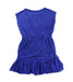 A Blue Sleeveless Dresses from Billieblush in size 6T for girl. (Back View)