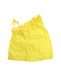 A Yellow Sleeveless Tops from Crewcuts in size 7Y for girl. (Front View)