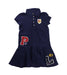 A Blue Short Sleeve Dresses from Polo Ralph Lauren in size 6T for girl. (Front View)