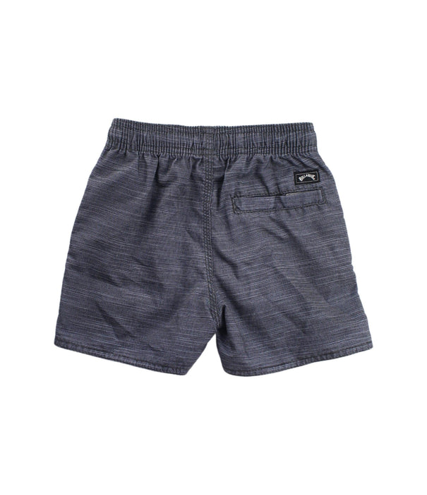 A Grey Shorts from Billabong in size 4T for boy. (Back View)