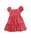 A Red Short Sleeve Dresses from Ralph Lauren in size 6-12M for girl. (Back View)