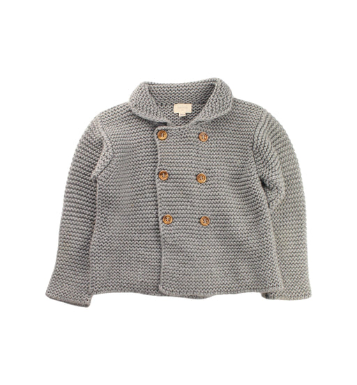 A Grey Knit Sweaters from Nanos in size 3T for girl. (Front View)