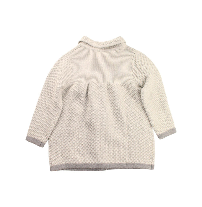 A White Sweater Dresses from The Little White Company in size 6-12M for girl. (Back View)