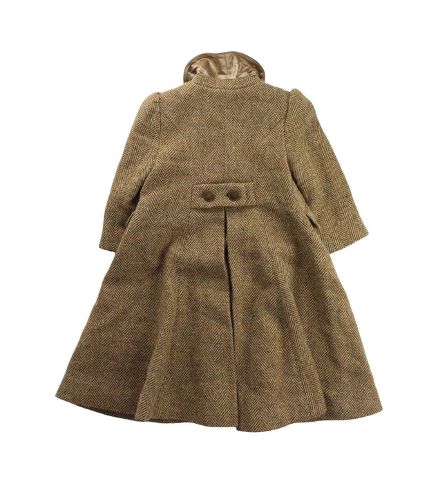 A Brown Long Sleeve Dresses from Ralph Lauren in size 12-18M for girl. (Back View)