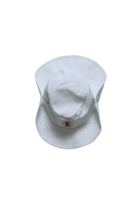 A White Sun Hats from Kellett School in size O/S for neutral. (Front View)