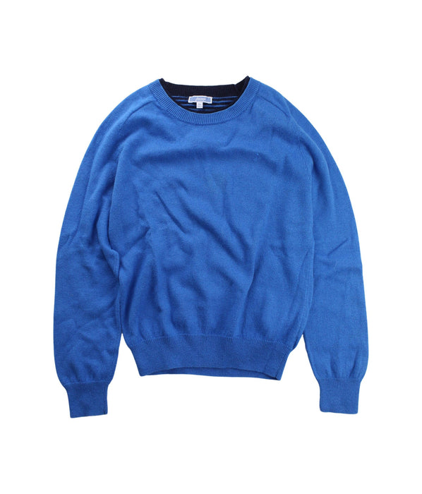 A Blue Knit Sweaters from Jacadi in size 8Y for boy. (Front View)