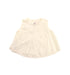 A White Sleeveless Dresses from Il Gufo in size 4T for girl. (Front View)