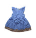 A Blue Short Sleeve Dresses from Hucklebones in size 3T for girl. (Front View)