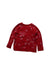 A Red Crewneck Sweatshirts from Bonpoint in size 12-18M for girl. (Back View)