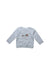 A White Crewneck Sweatshirts from Janie & Jack in size 12-18M for girl. (Front View)