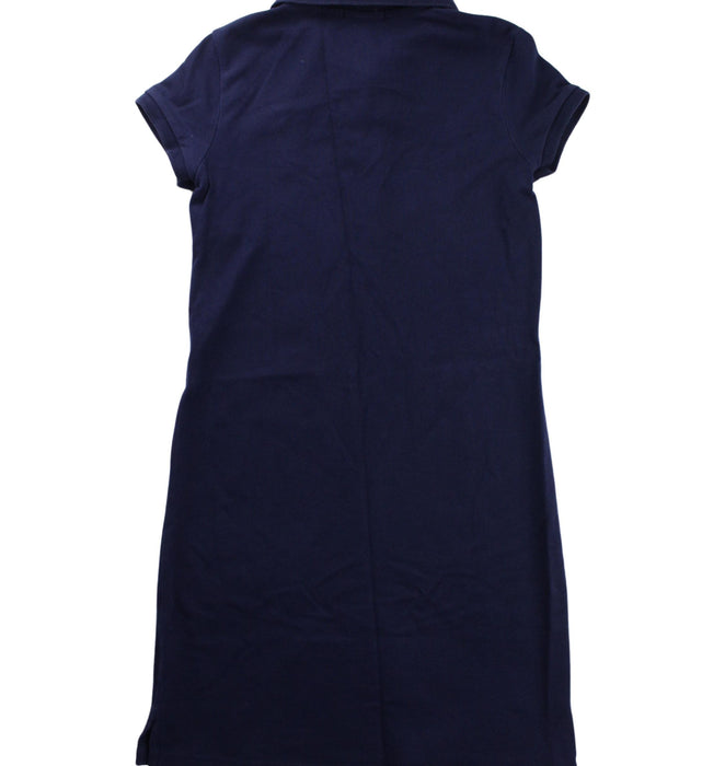 A Blue Short Sleeve Dresses from Polo Ralph Lauren in size 8Y for girl. (Back View)