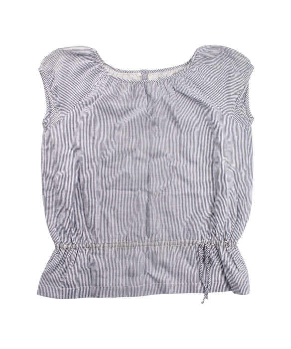 A Grey Short Sleeve Tops from Bonpoint in size 8Y for girl. (Front View)