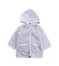 A Purple Bathrobes from Jacadi in size 12-18M for neutral. (Front View)