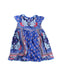 A Blue Short Sleeve Dresses from Monsoon in size 6-12M for girl. (Front View)