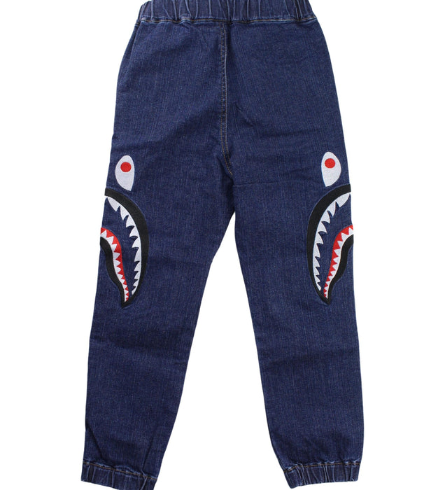 A Blue Jeans from BAPE KIDS in size 5T for boy. (Back View)