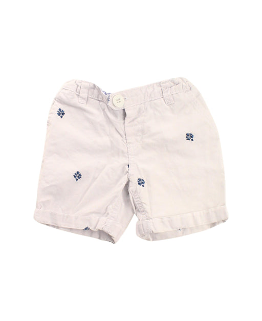 A White Shorts from Gingersnaps in size 3-6M for boy. (Front View)