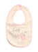 A White Bibs from Juicy Couture in size O/S for girl. (Front View)