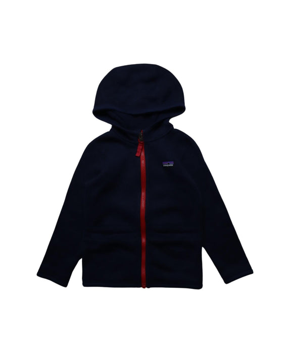 A Navy Lightweight Jackets from Patagonia in size 4T for neutral. (Front View)