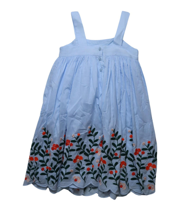 A Multicolour Sleeveless Dresses from Janie & Jack in size 5T for girl. (Back View)