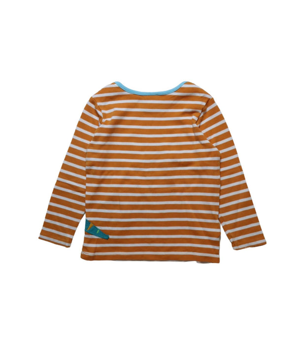 A Multicolour Long Sleeve T Shirts from Frugi in size 3T for girl. (Back View)