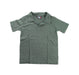 A Green Short Sleeve Polos from City Threads in size 5T for boy. (Front View)