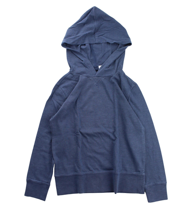 A Blue Hooded Sweatshirts from Crewcuts in size 4T for boy. (Front View)