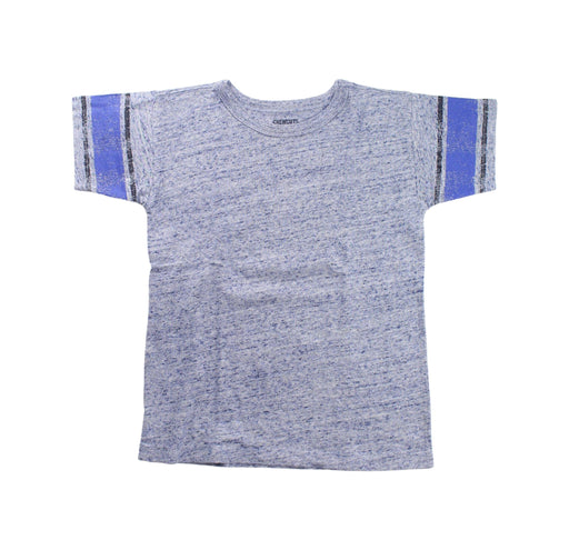 A Blue Short Sleeve T Shirts from Crewcuts in size 4T for boy. (Front View)