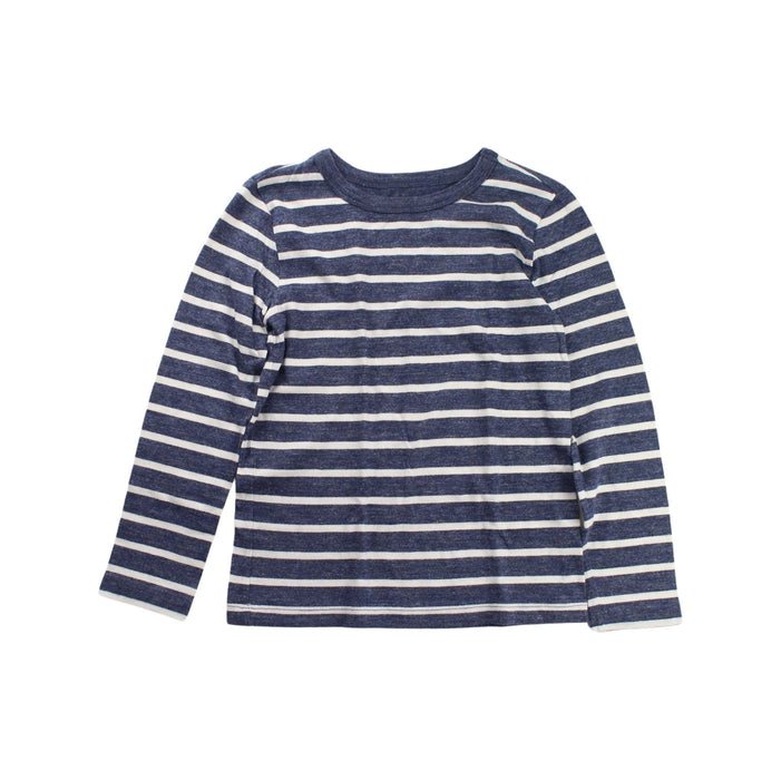 A Blue Long Sleeve T Shirts from Crewcuts in size 4T for boy. (Front View)