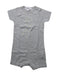 A Grey Short Sleeve Rompers from Bonpoint in size 6-12M for neutral. (Front View)