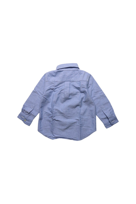 A Blue Long Sleeve Shirts from Ralph Lauren in size 12-18M for boy. (Back View)