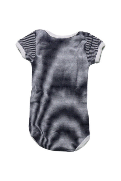 A White Short Sleeve Bodysuits from Petit Bateau in size 3-6M for neutral. (Back View)