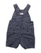 A Grey Overall Shorts from Janie & Jack in size 3-6M for girl. (Back View)