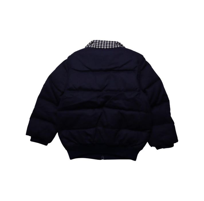 A Black Puffer/Quilted Jackets from Nicholas & Bears in size 6T for girl. (Back View)