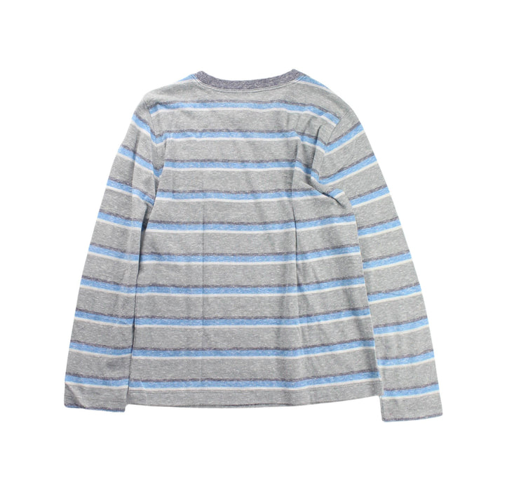 A Grey Long Sleeve T Shirts from Crewcuts in size 4T for boy. (Back View)