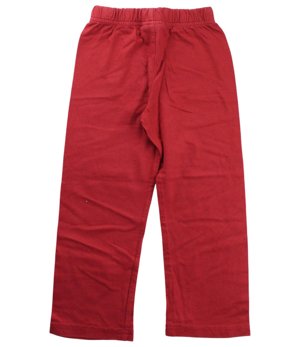 A Red Sweatpants from City Threads in size 4T for girl. (Back View)