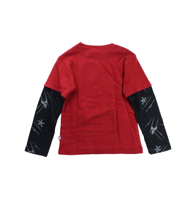 A Black Long Sleeve T Shirts from City Threads in size 4T for boy. (Back View)