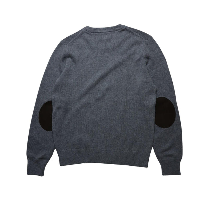 A Grey Knit Sweaters from Crewcuts in size 10Y for boy. (Back View)