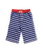 A Blue Shorts from Boden in size 4T for boy. (Front View)